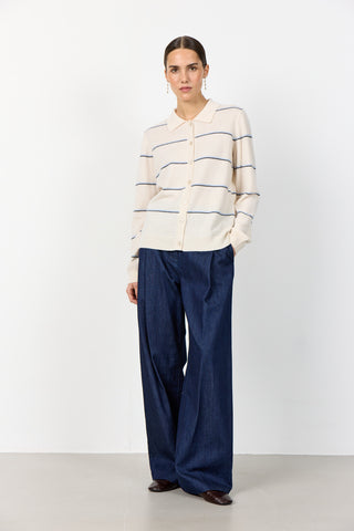 LR-ISMAILA 17 Cardigan Lys grå