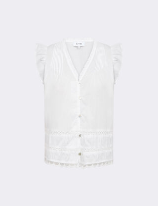 LR-ROSY 2 Bluse Hvid