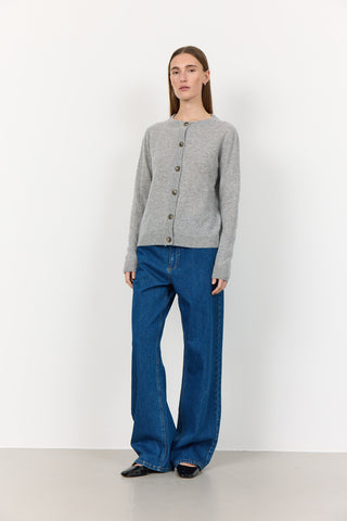 LR-ELOISE 1 Cardigan Lys grå