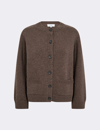 LR-PERLE 9 Cardigan Brun
