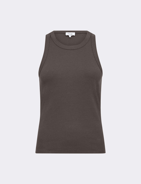 LR-NUMBIA 1 Top Mørk brun