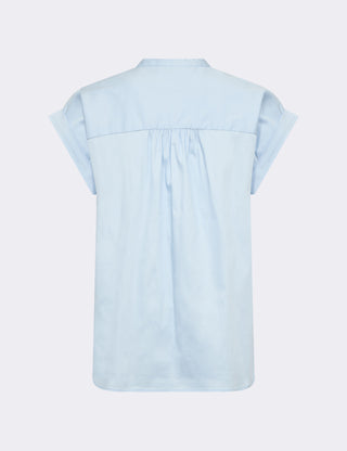 LR-ISLA SOLID 122 Bluse Lyseblå