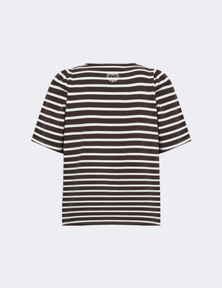 LR-NEDDIE 1 T-shirt Mørk brun