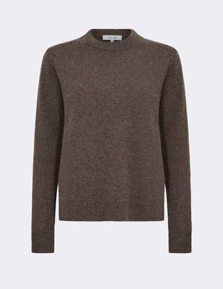 LR-ELOISE 2 Pullover Mørk brun