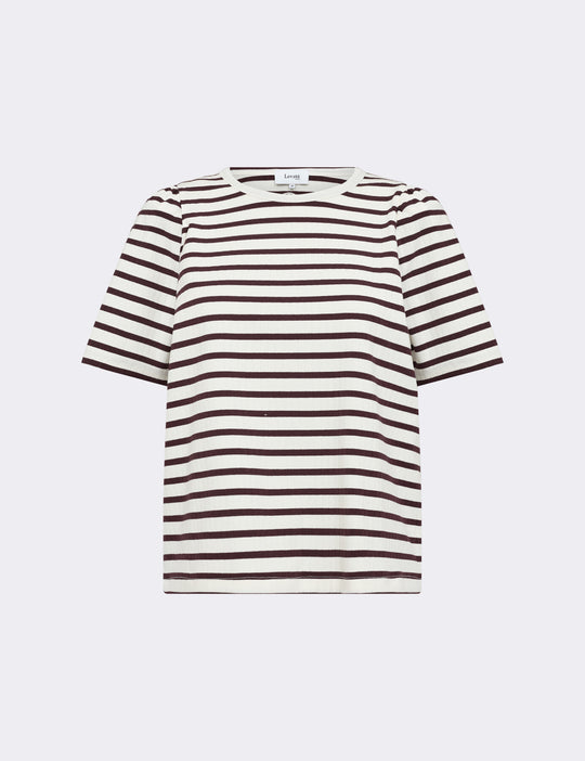 LR-NEDDIE 1 T-shirt Bordeaux