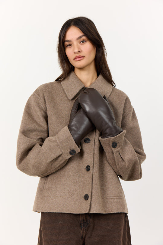 LR-HESTER 1 Handsker Mørk brun