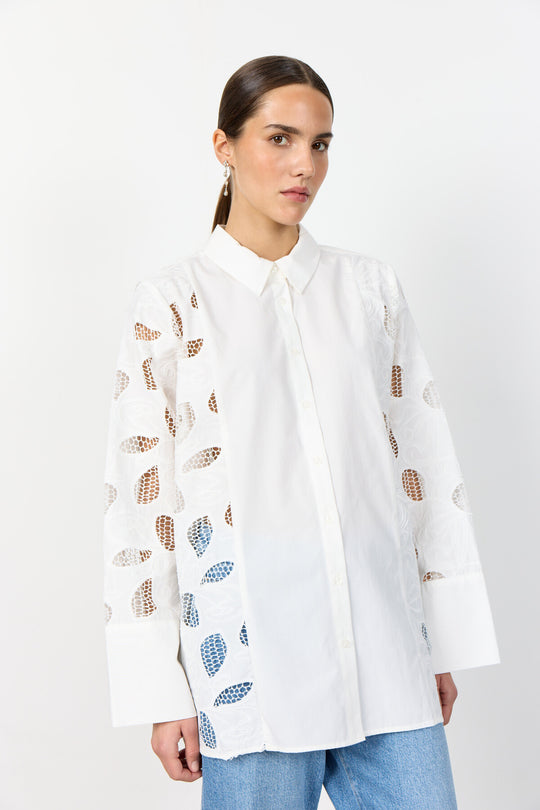 LR-PARKER 2 Skjorte Off white