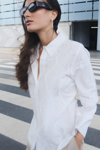 LR-ROSE 2 Skjorte Off white