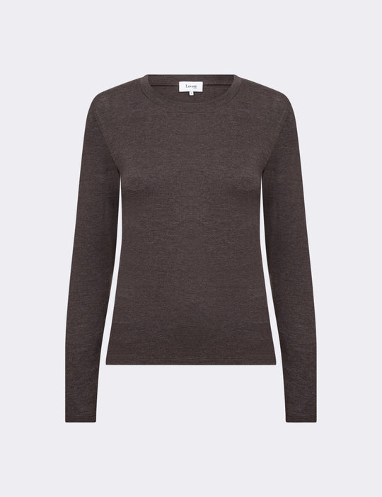 LR-JOSEPHINE 1 T-shirt Mørk brun