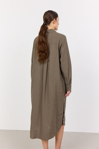 LR-NAJA 35 Skjorte Brun