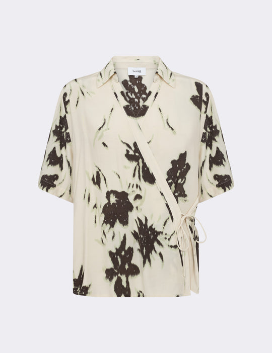 LR-LENORA 1 Skjorte Creme