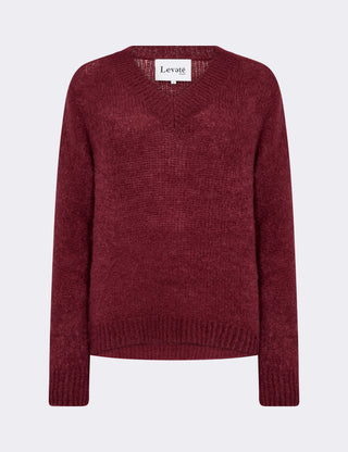 LR-NOREEN 3 Pullover Bordeaux