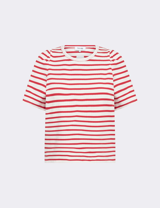 LR-NEDDIE 1 T-shirt Rød