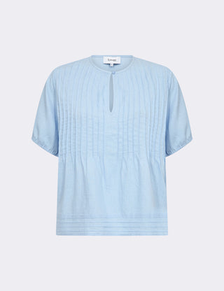 LR-NAJA 54 Bluse Lyseblå