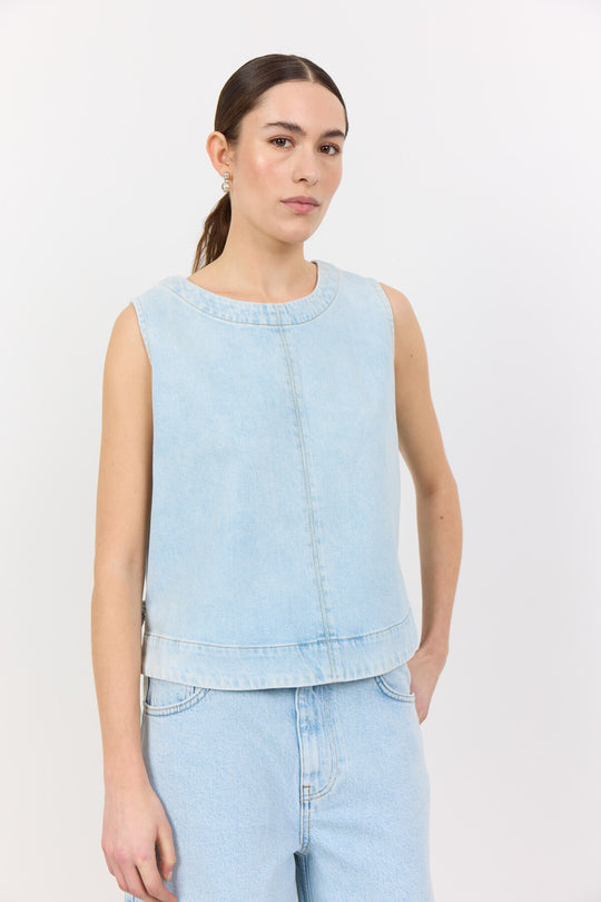 LR-KOSA 9 Top Lyseblå