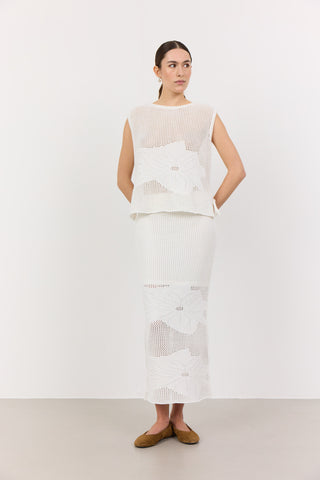 LR-LIAN 3 Bluse Off white