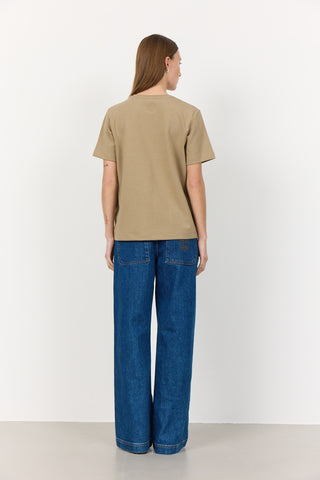 LR-KIS 1 T-shirt Mørk sand