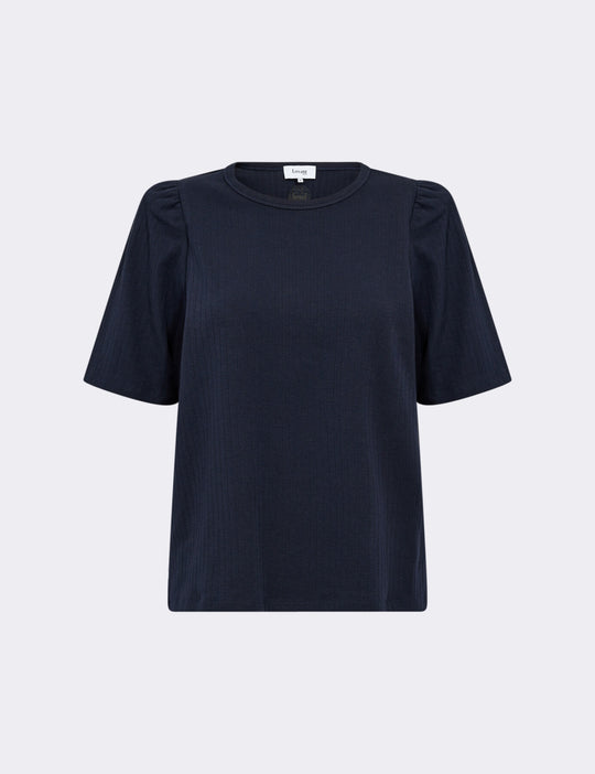 LR-NEDDIE 3 T-shirt Mørk blå