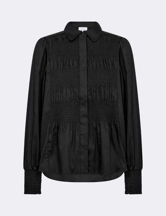 LR-ISLA SOLID 117 Skjorte Sort