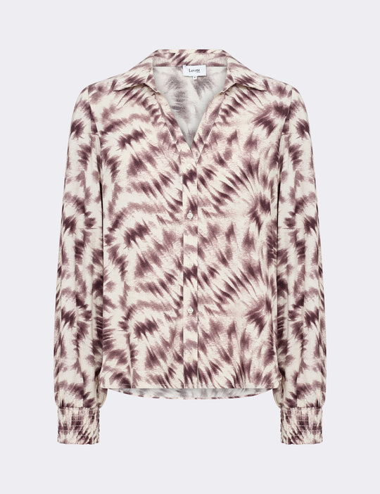 LR-NERISSA 1 Bluse Bordeaux