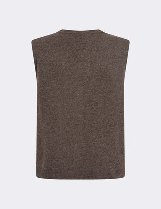 LR-ELOISE 10 Vest Mørk brun