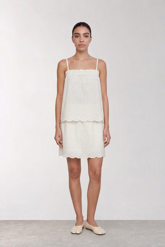 LR-ROSALINA 4 Nederdel Off white