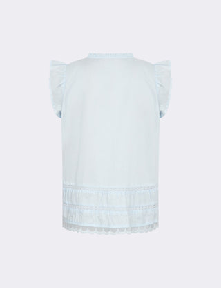 LR-ROSY 2 Bluse Lyseblå