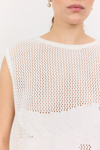 LR-LIAN 3 Bluse Off white