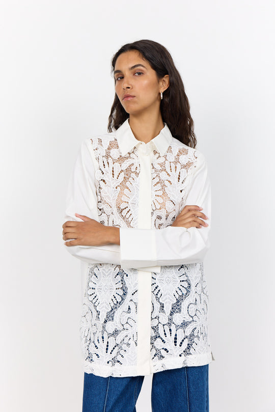 LR-KAMILLA 1 Skjorte Off white