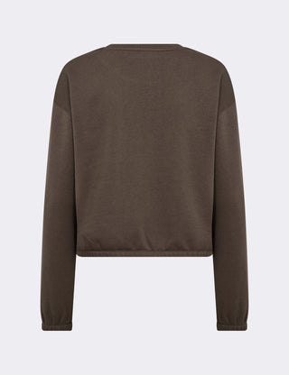 LR-NUKA 13 Sweatshirt Mørk brun