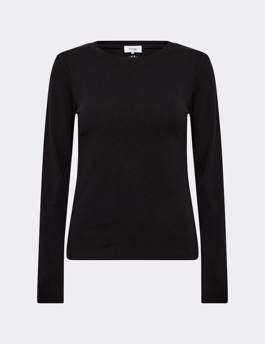 LR-NEDDIE 4 T-shirt Sort