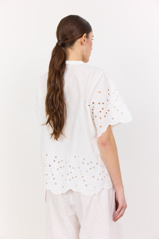LR-GROLET 8 Skjorte Off white