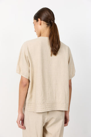 LR-NAJA 54 Bluse Lys sand