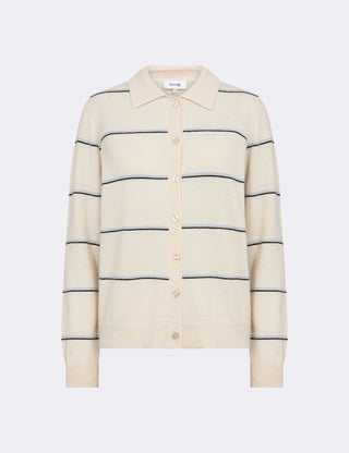 LR-ISMAILA 17 Cardigan Lys grå