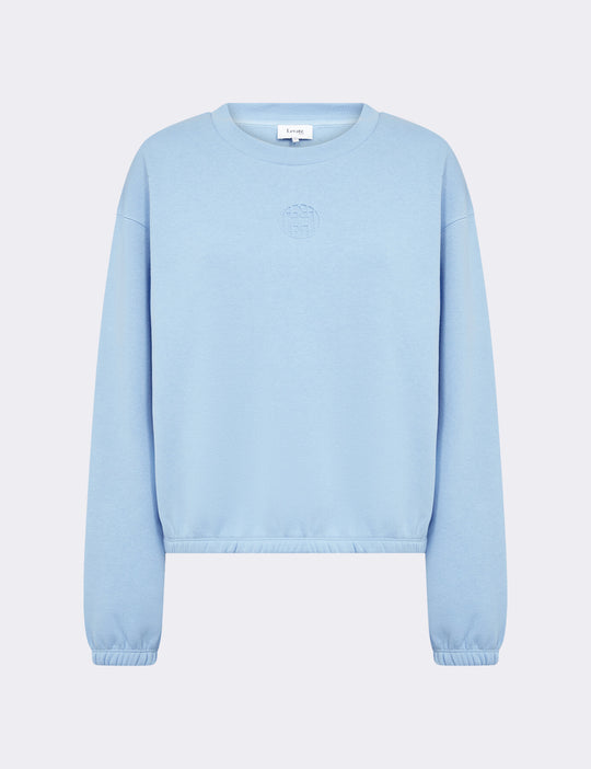 LR-NUKA 13 Sweatshirt Lyseblå