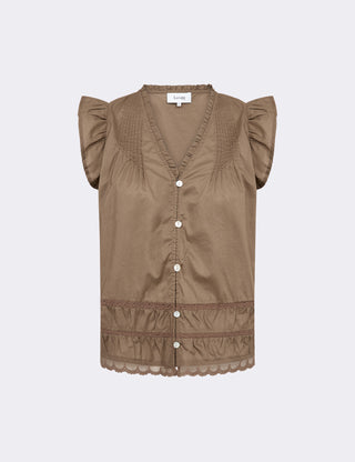LR-ROSY 2 Bluse Brun
