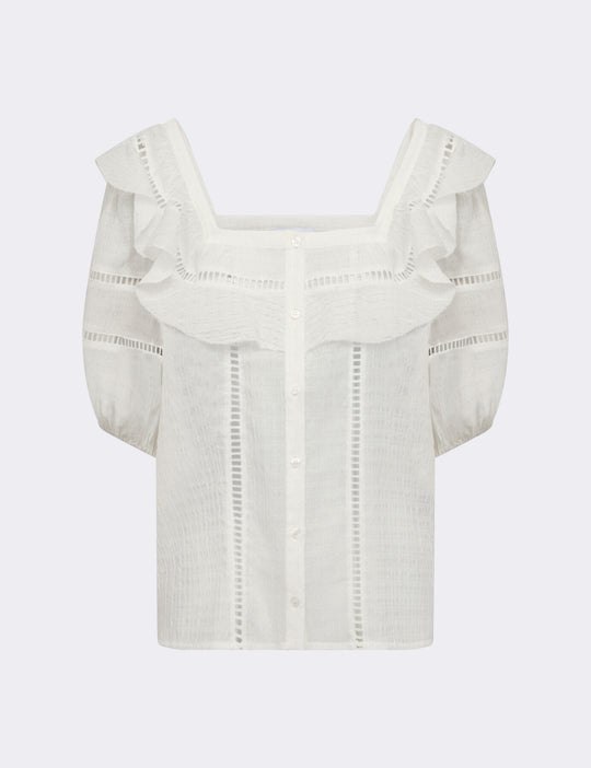 LR-LESLIE 2 Bluse Off white