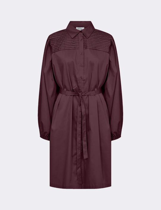 LR-ISLA SOLID 127 Kjole Bordeaux