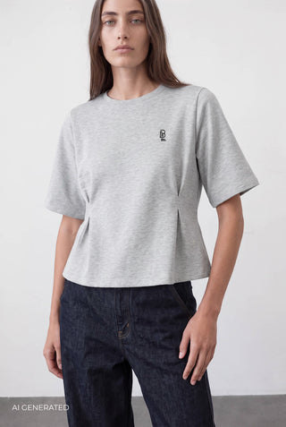 BL-ALONA ART 3 T-shirt Lys grå