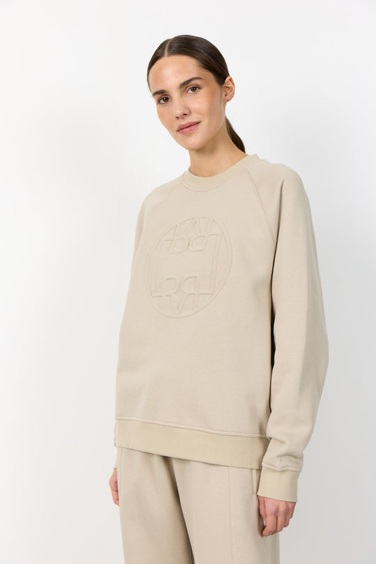 LR-NUKA 11 Sweatshirt Lys sand