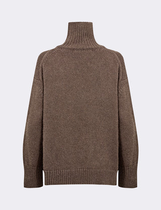 LR-PERLE 3 Pullover Lys brun
