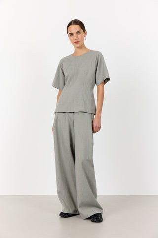 LR-NELLY 2 Top Lys grå