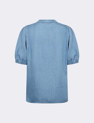 LR-RORA 1 Bluse Lyseblå