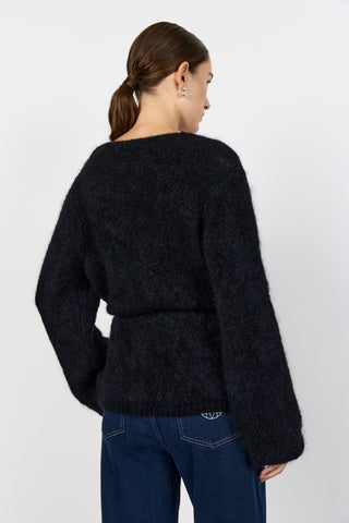LR-NOREEN 7 Cardigan Sort