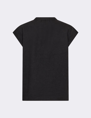 LR-NAJA 19 Bluse Sort