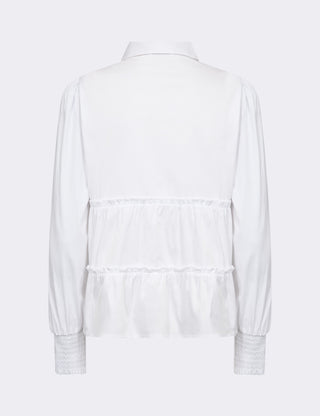 LR-ISLA SOLID 95 Skjorte Hvid