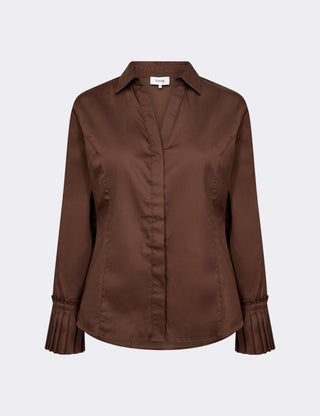 LR-ISLA SOLID 130 Skjorte Brun