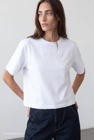 BL-ALONA ART 1 T-shirt Hvid
