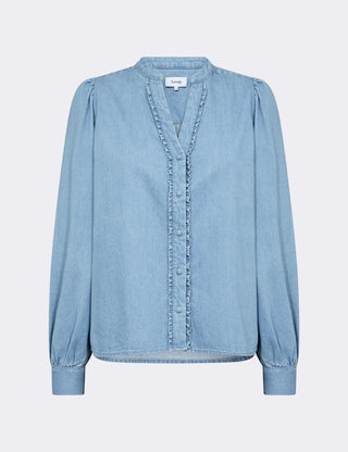 LR-PIETTA 2 Skjorte Blå