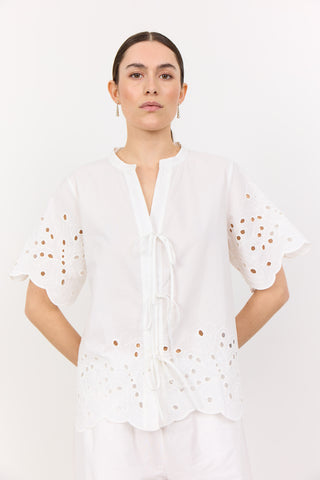 LR-GROLET 8 Skjorte Off white